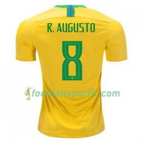 Tenue Brésil R.Augusto 8 Domicile Coupe du monde 2018 Maillot de Foot